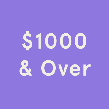 $1000 & Over