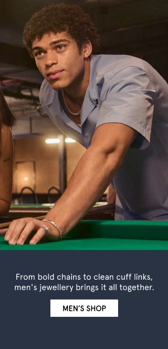 Men's Shop - From bold chains to clean cuff links, men's jewellery brings it all together. 