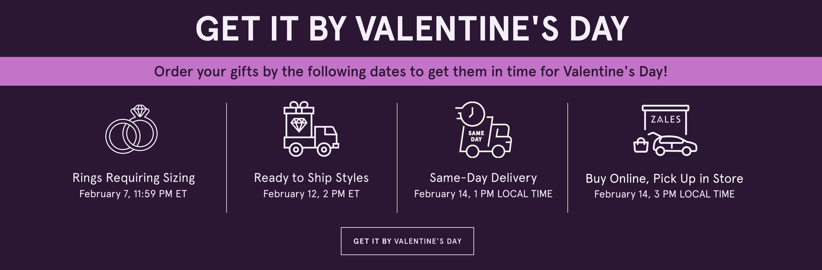 Get it by Valentine's Day.